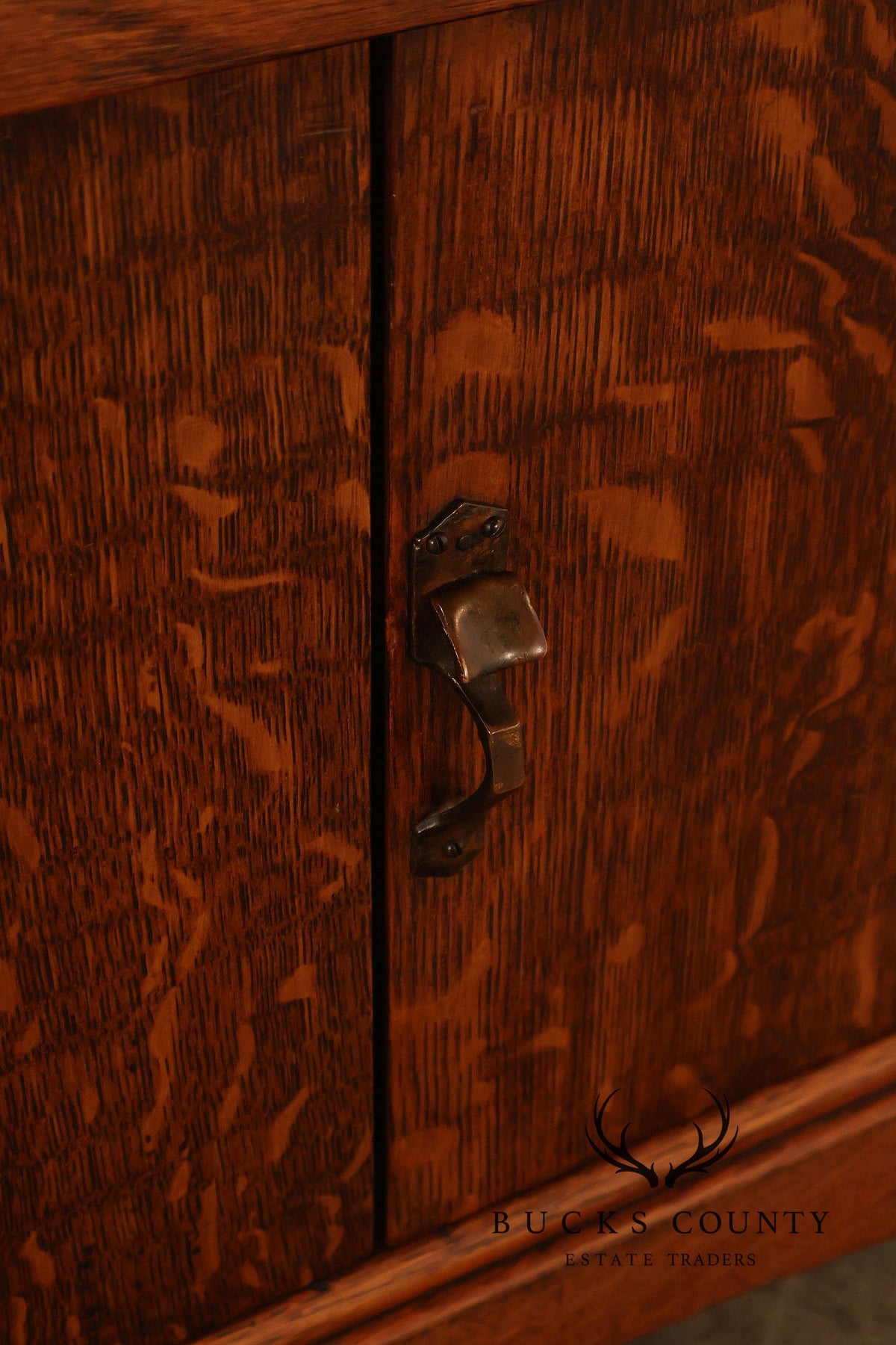 Antique Charles P. Limbert Mission Oak Somno Stand