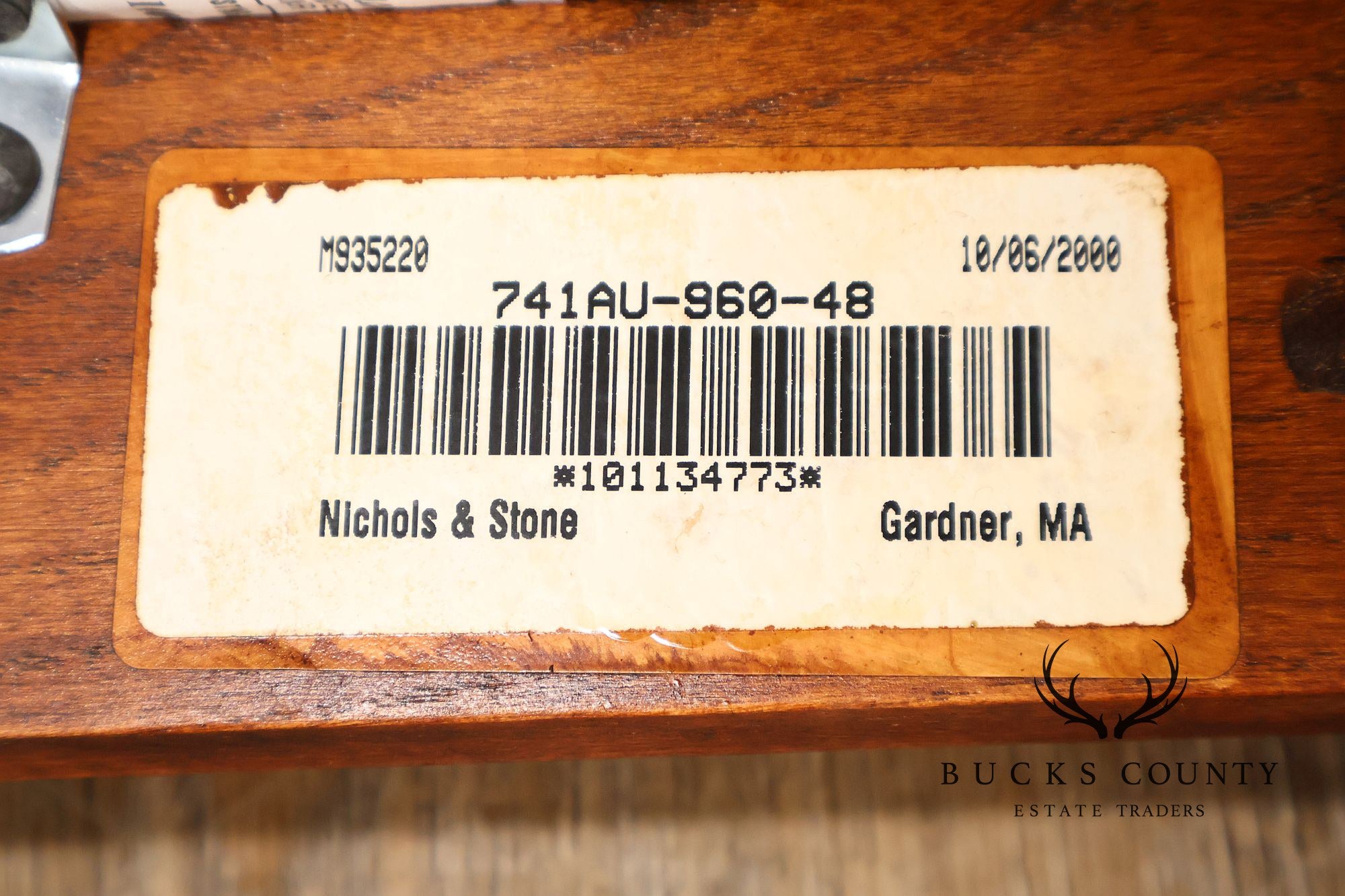 Nichols & Stone Mission Oak Style Set Of Eight Dining Chairs