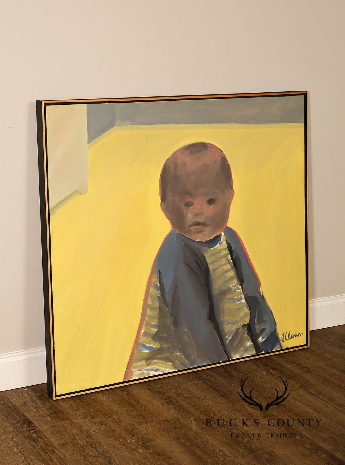 Anne Cooper Dobbins Oil Painting, 'Vanessa Alone'