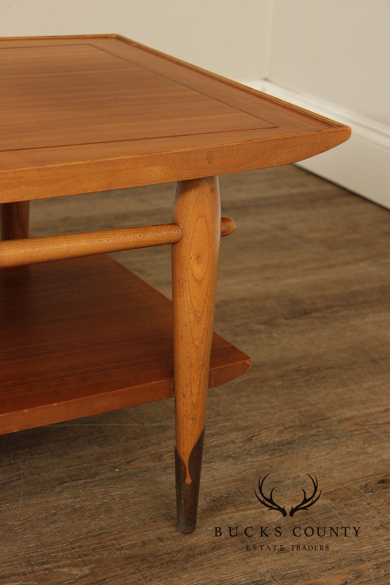 Lane Copenhagen Mid Century Modern Walnut Coffee Table