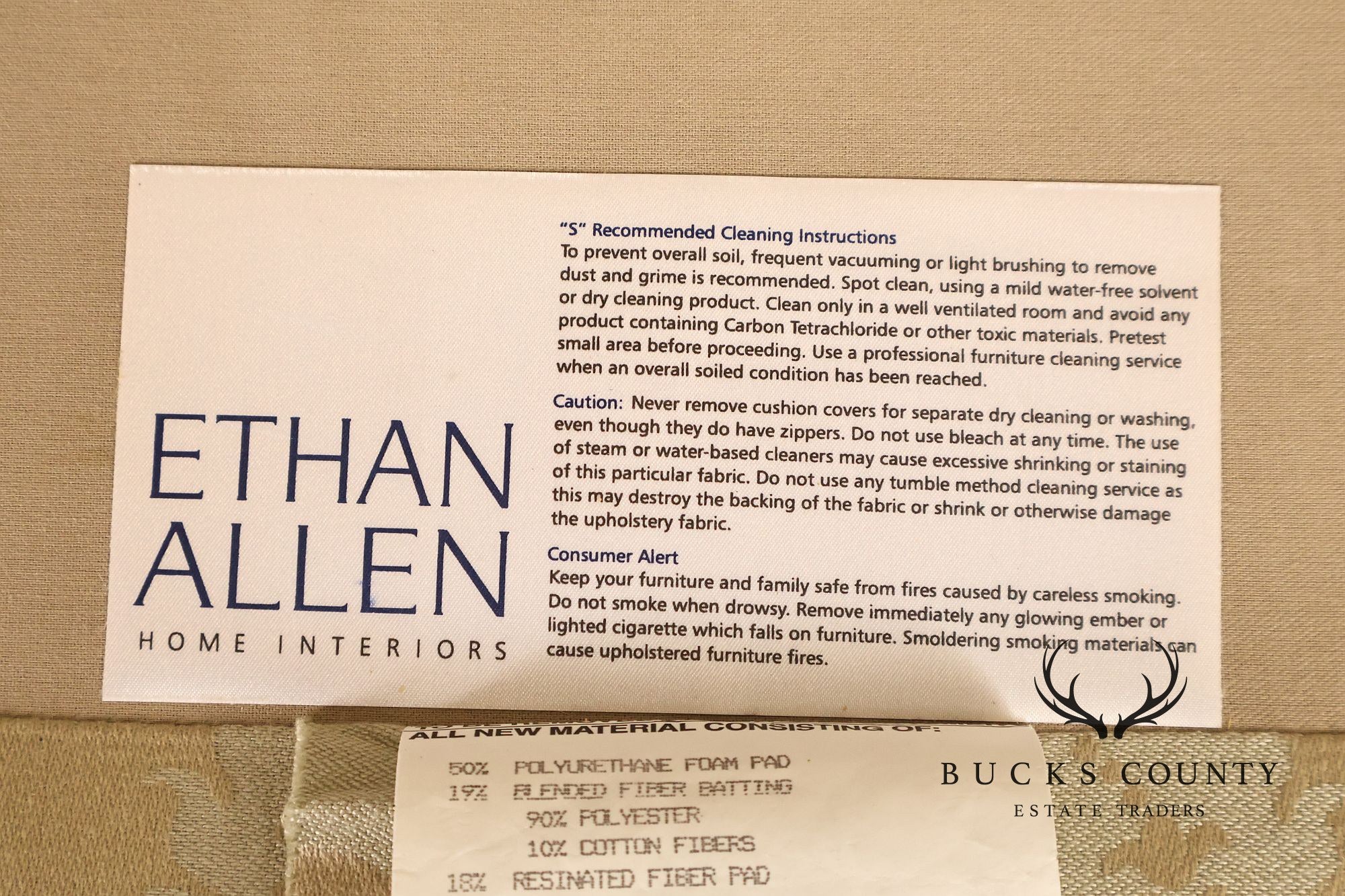 Ethan Allen French Louis XV Style Camelback Sofa