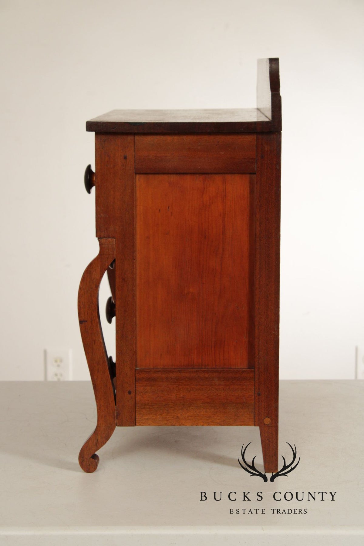 American Empire Bedside Chest of Drawers