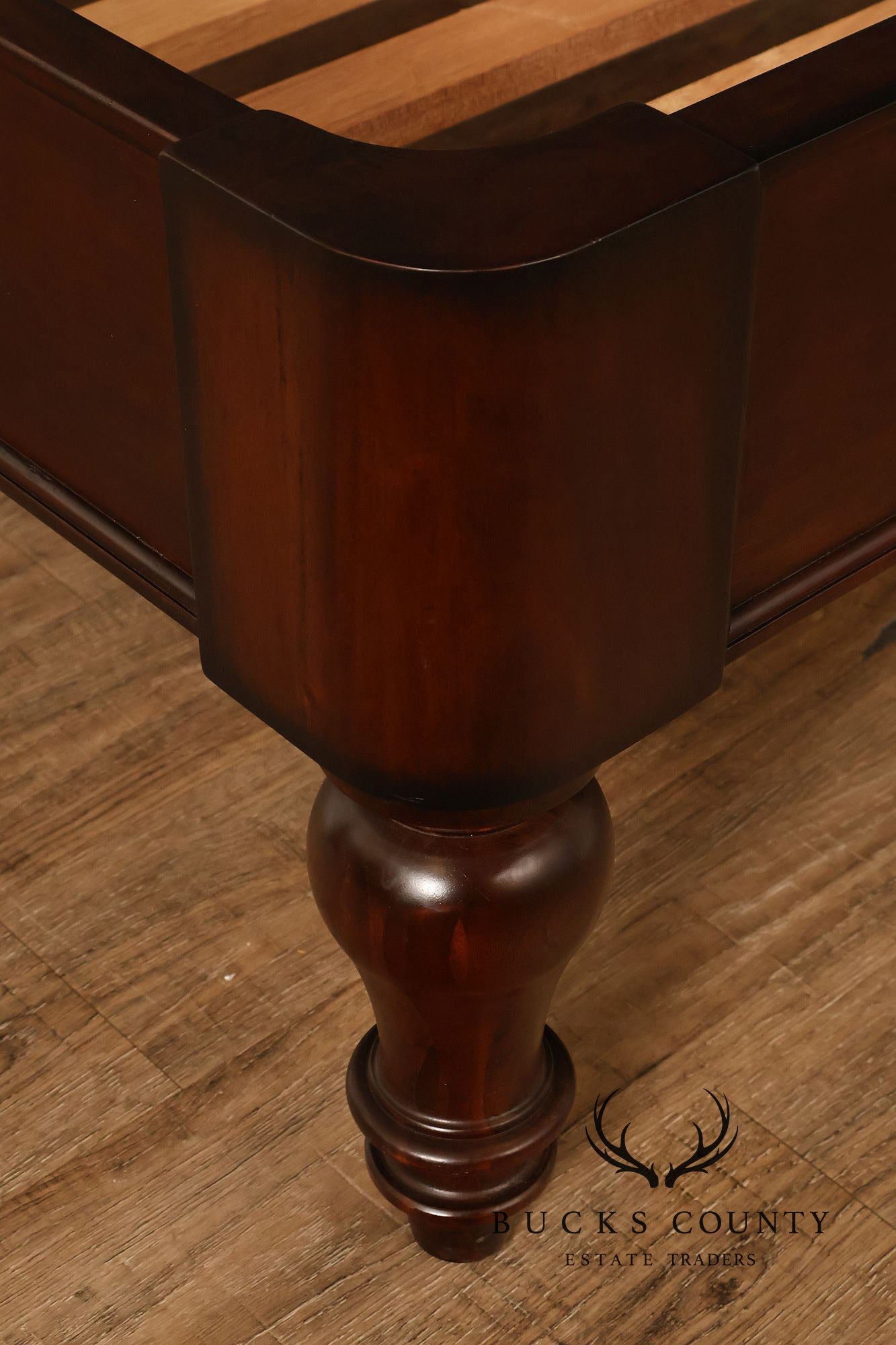 Pottery Barn King Size Cane Sleigh Bed