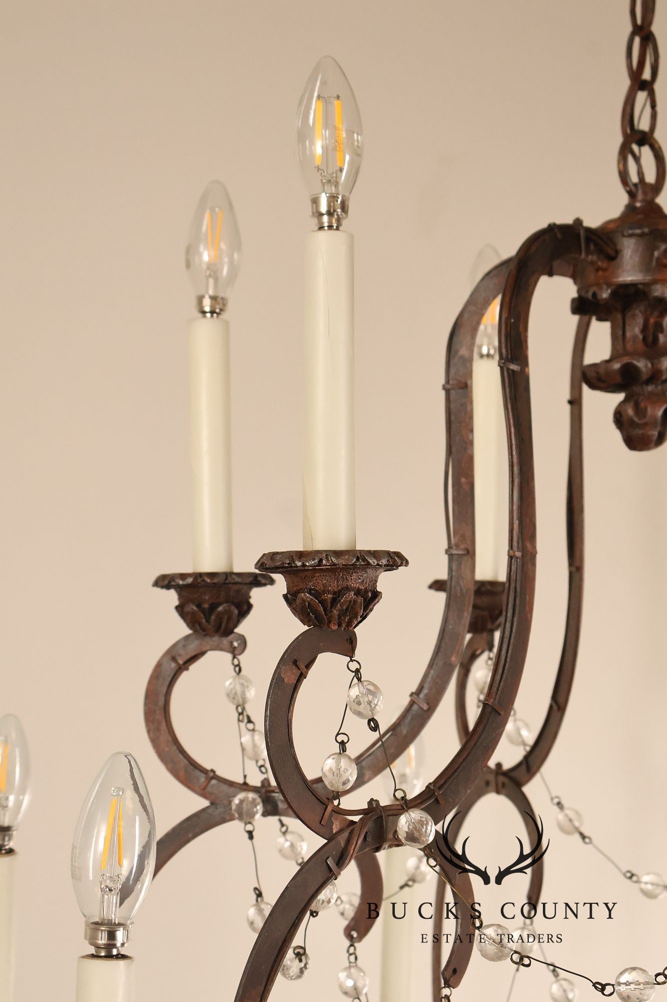 Niermann Weeks Avignon Iron Chandelier
