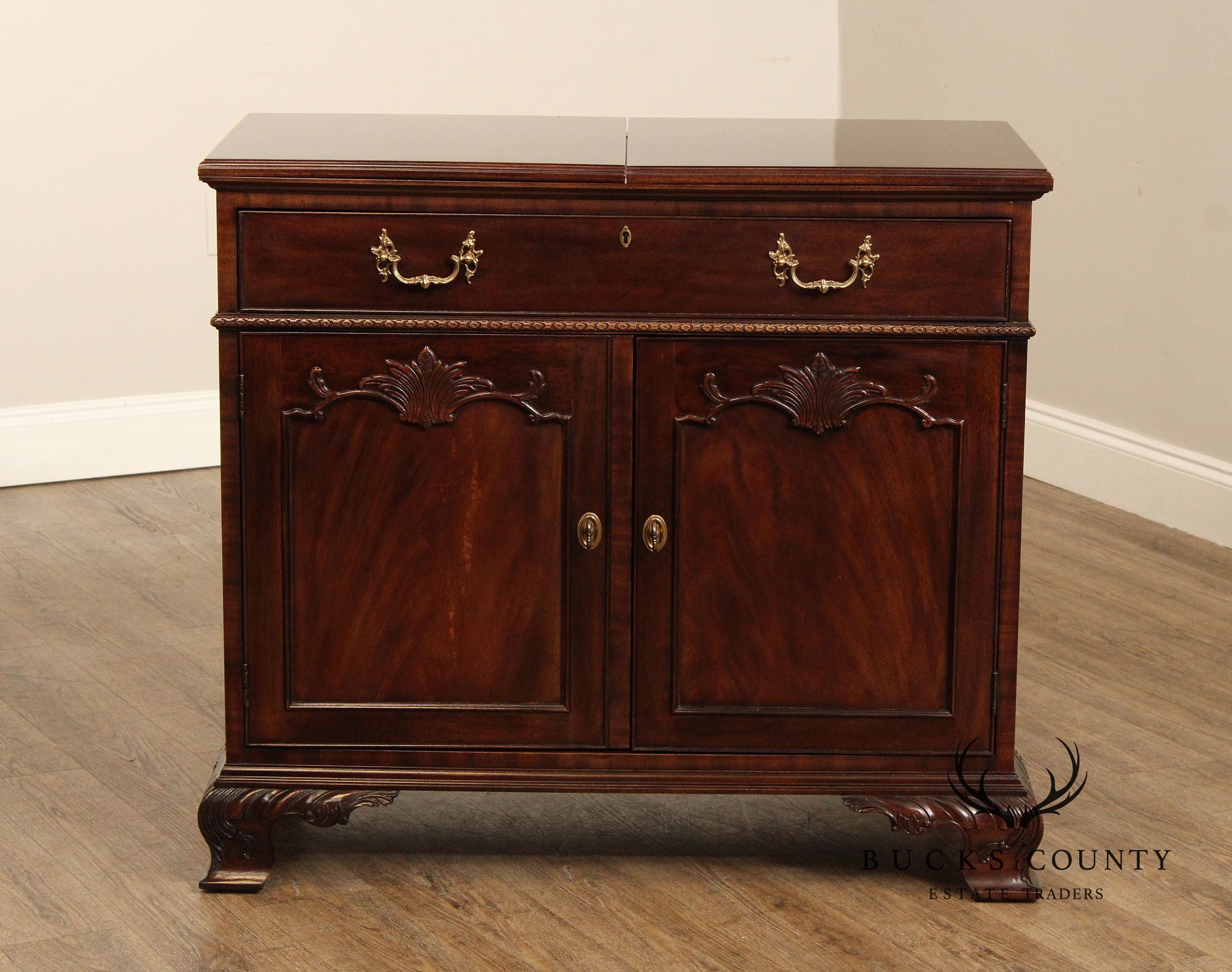 Henredon 'Rittenhouse Square' Mahogany Flip-Top Server