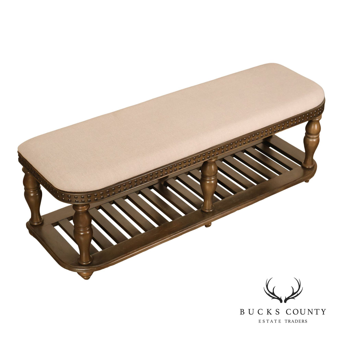 Riverside 'Belmeade' Baluster Carved Bench