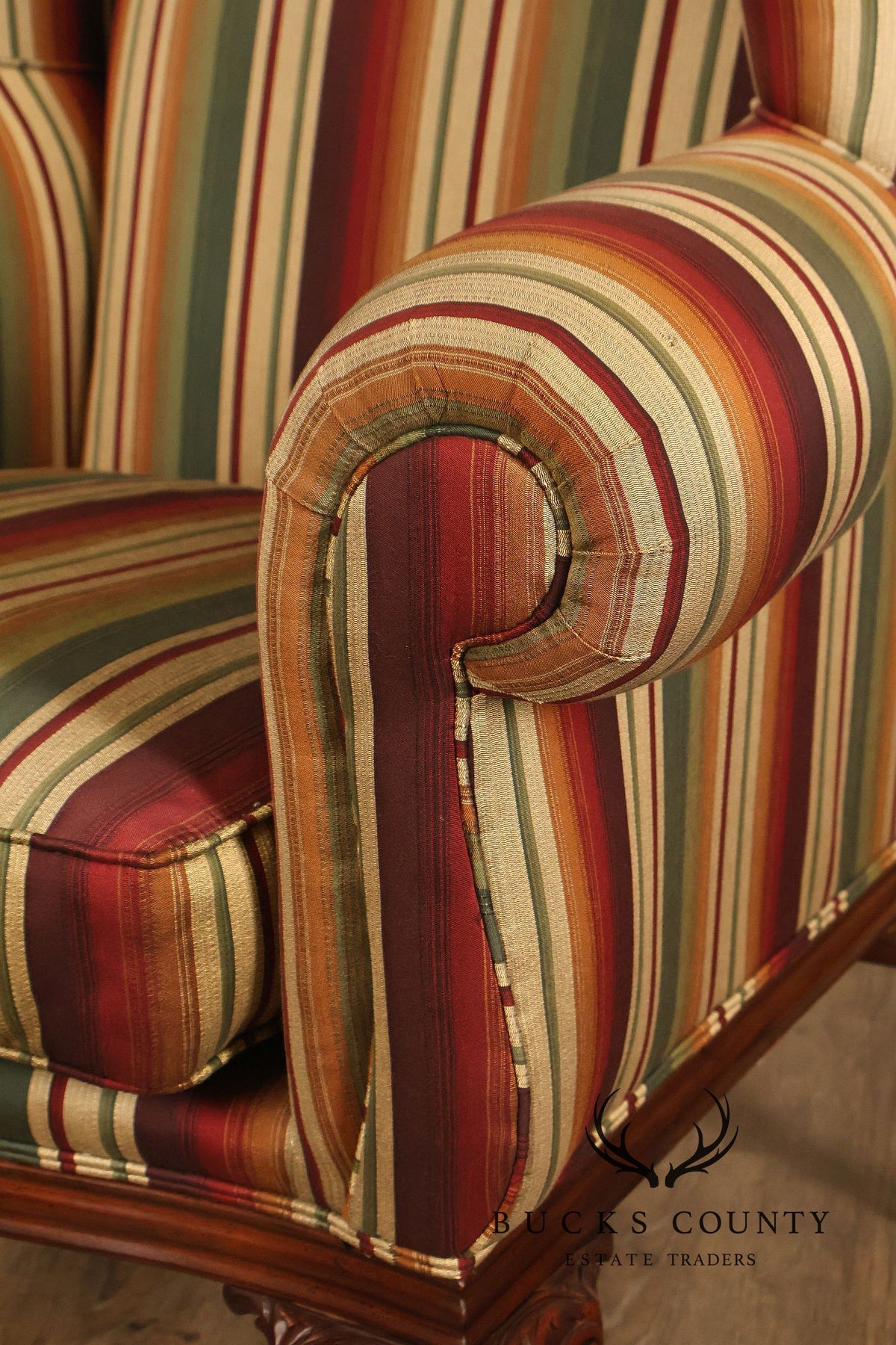 Henredon Historic Natchez Collection Oversized Wing Chair