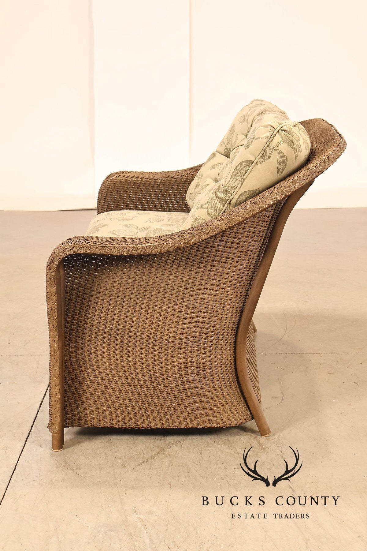 Lloyd Flanders Reflections All-Weather Lloyd Loom Wicker Loveseat