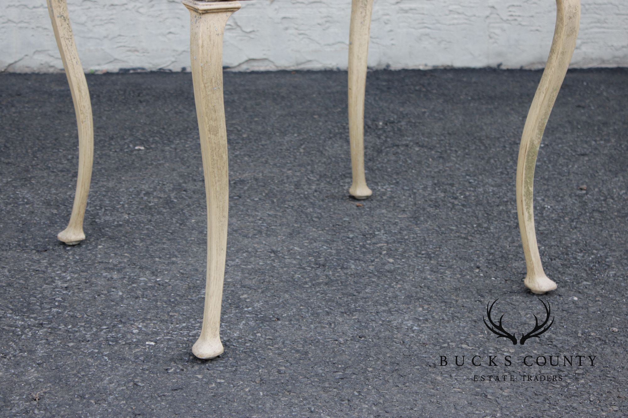 Brown Jordan Pair of Cast Aluminum 'Day Lily' Outdoor Patio Side Tables