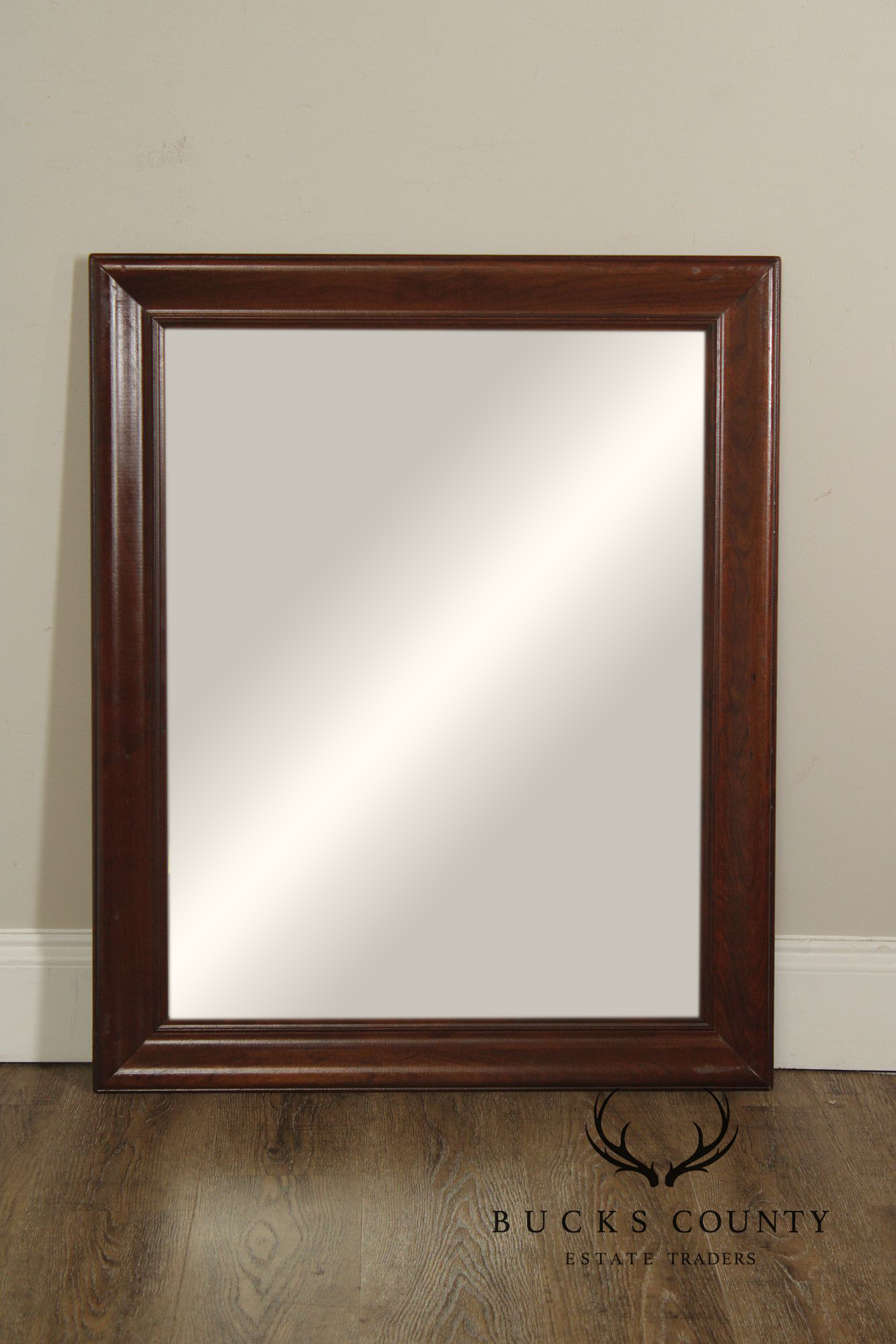 Vintage Cherry Ogee Frame Wall Mirror