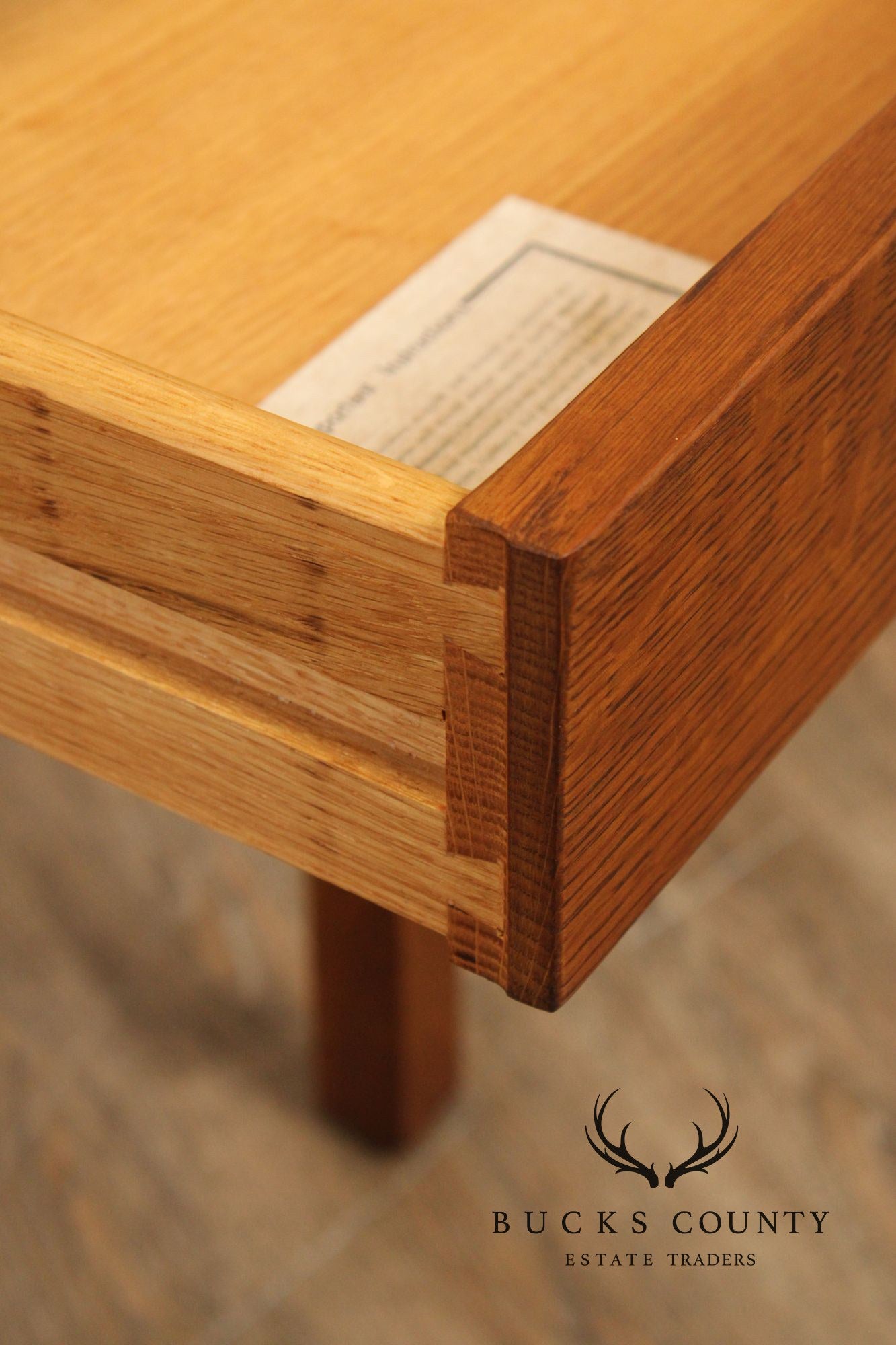 Stickley Mission Collection Oak One Drawer End Table