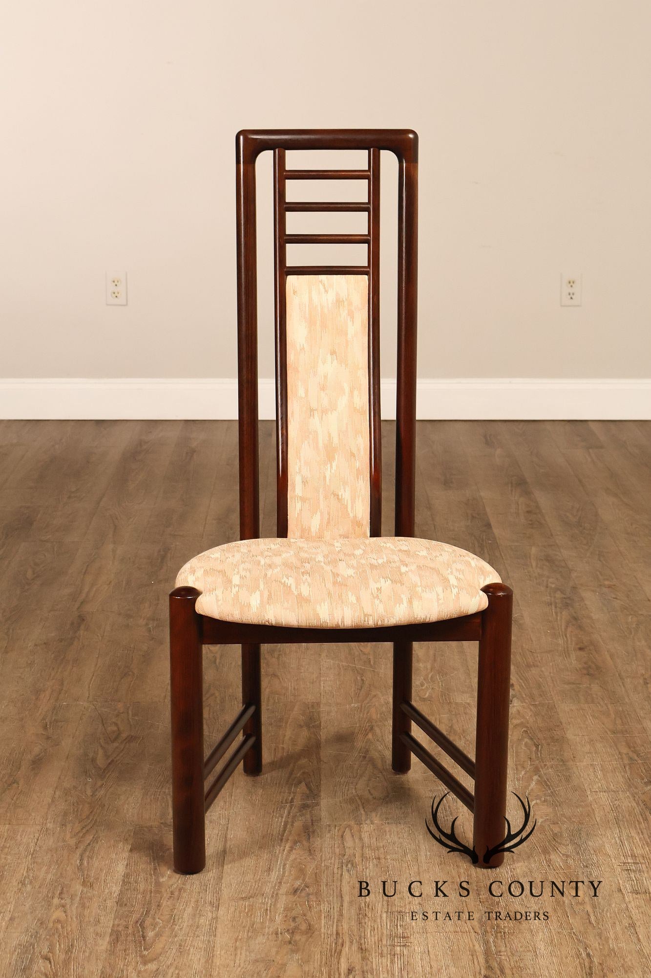 Boltinge Stolefabrik A/S Danish Modern Set Of Six Upholstered Dining Chairs