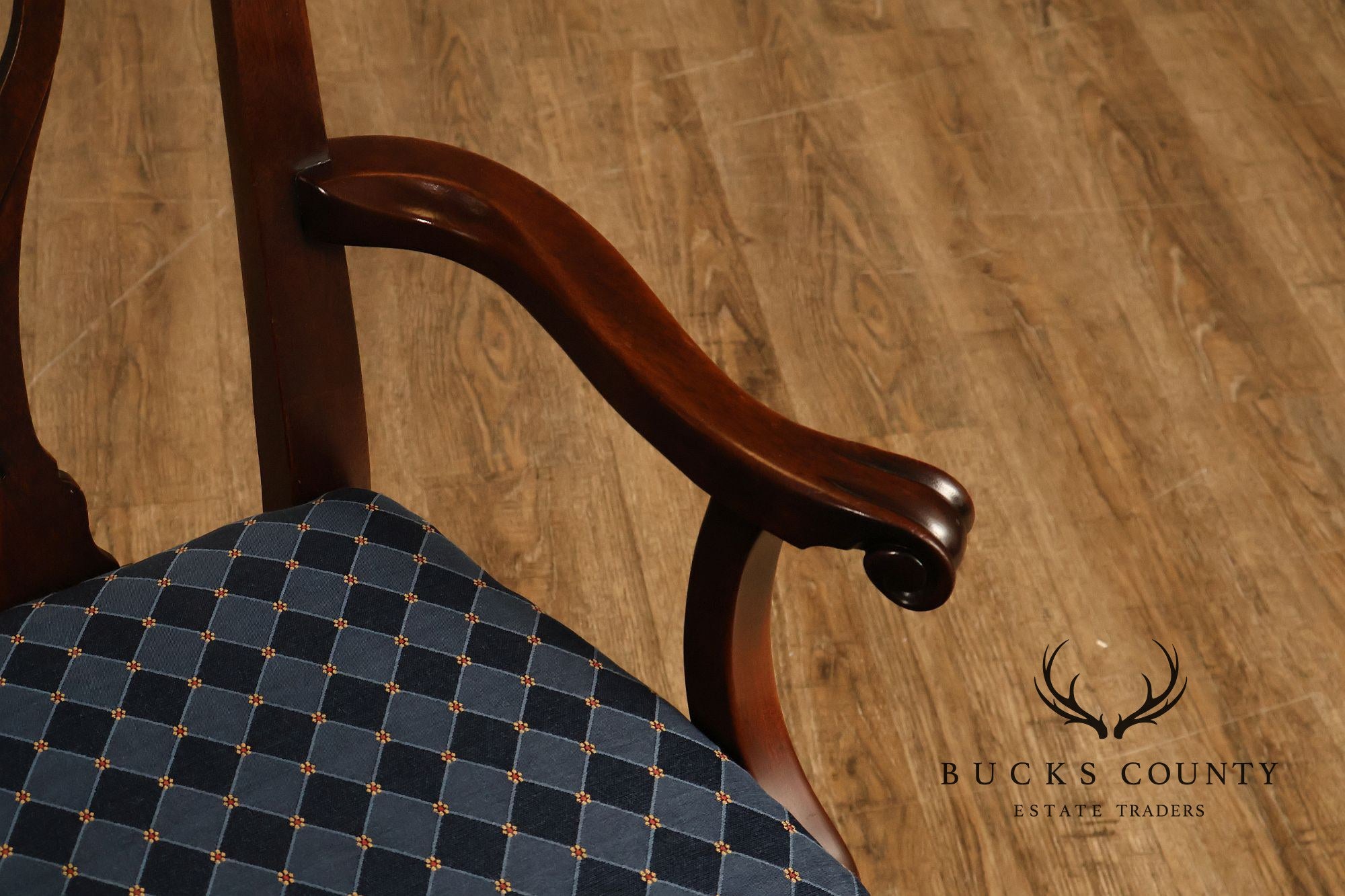 Pennsylvania House Chippendale Style Mahogany Set of 8 Dining Chairs
