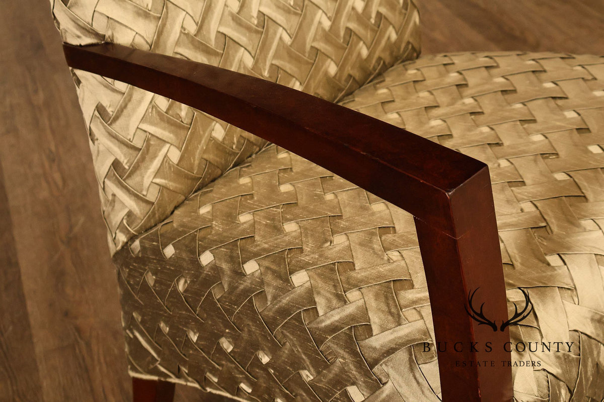 Hickory White Modern Set of Six Upholstered Dining Chairs