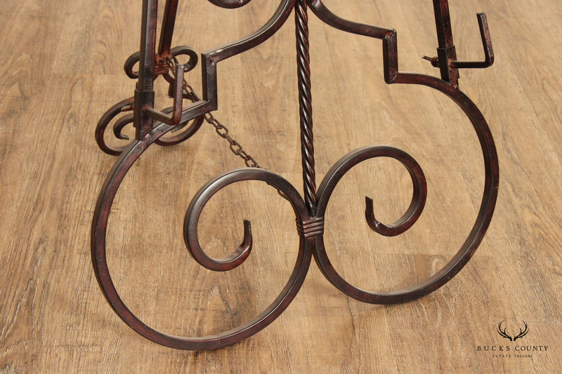 French Napoleonic Style Wrought Iron Easel