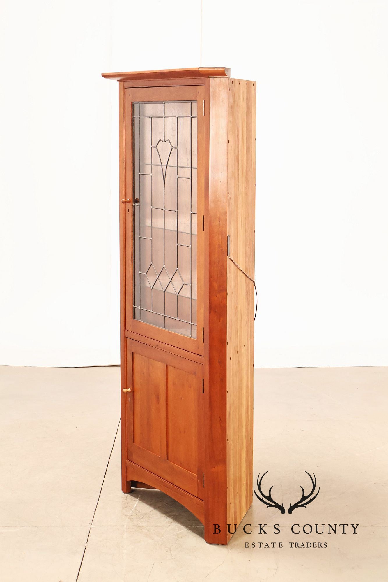 Stickley Mission Collection Cherry Corner Cabinet