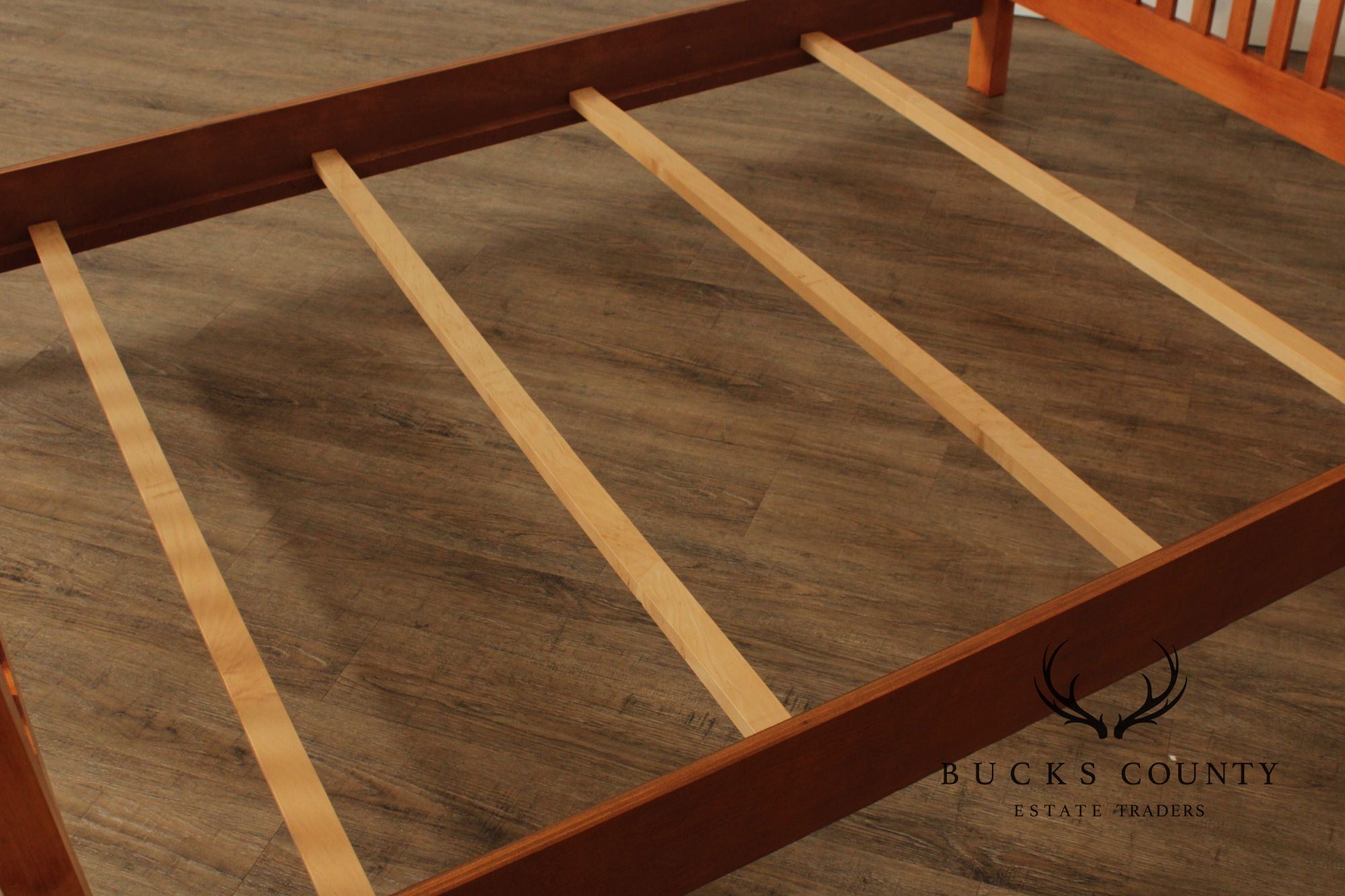 Mission Style Maple Queen Size Bed Frame