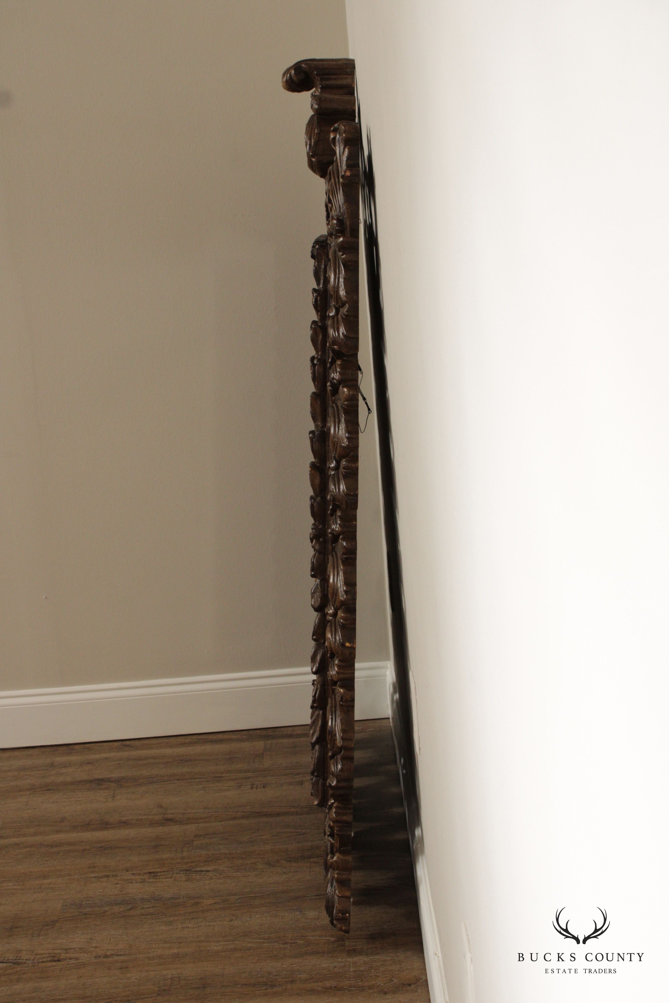 Timeless Reflections Rococo Style Carved Wall Mirror