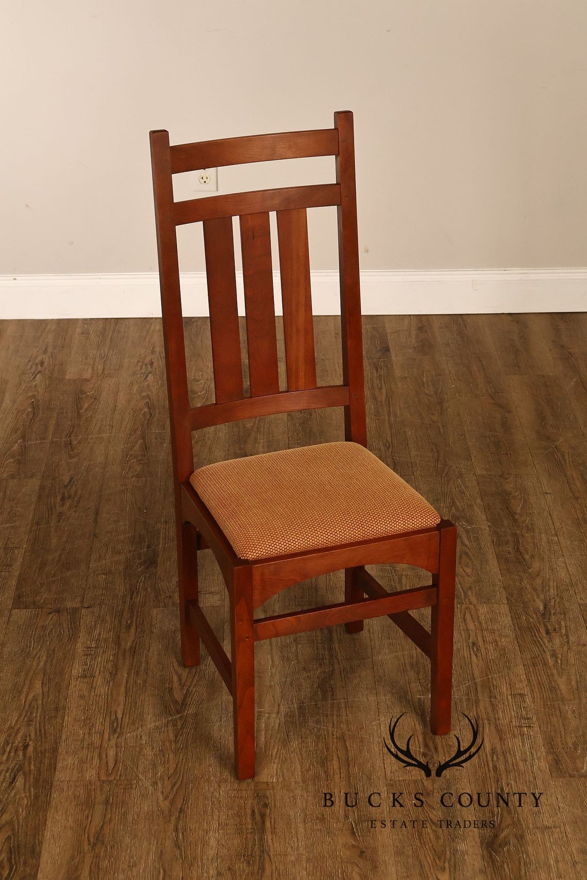 Stickley Harvey Ellis Arts And Crafts Cherry Dining Chairs Set Of Six