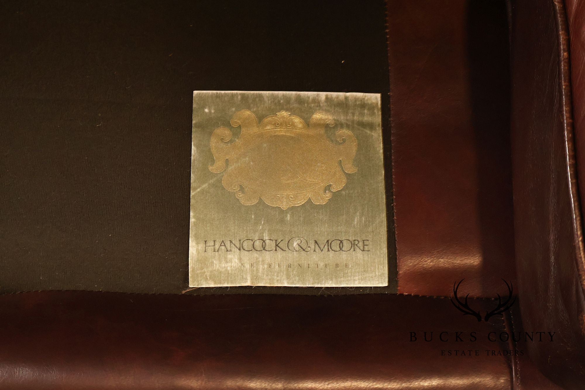 Hancock & Moore Traditional Leather Sofa