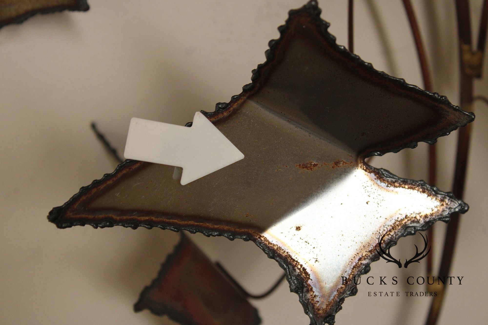 Curtis Jere Brutalist Wall Sculpture, Autumn Leaves