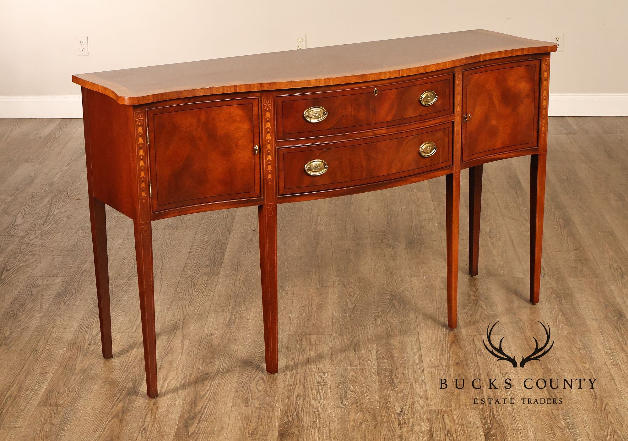 Ethan Allen Hepplewhite Style Mahogany Sideboard