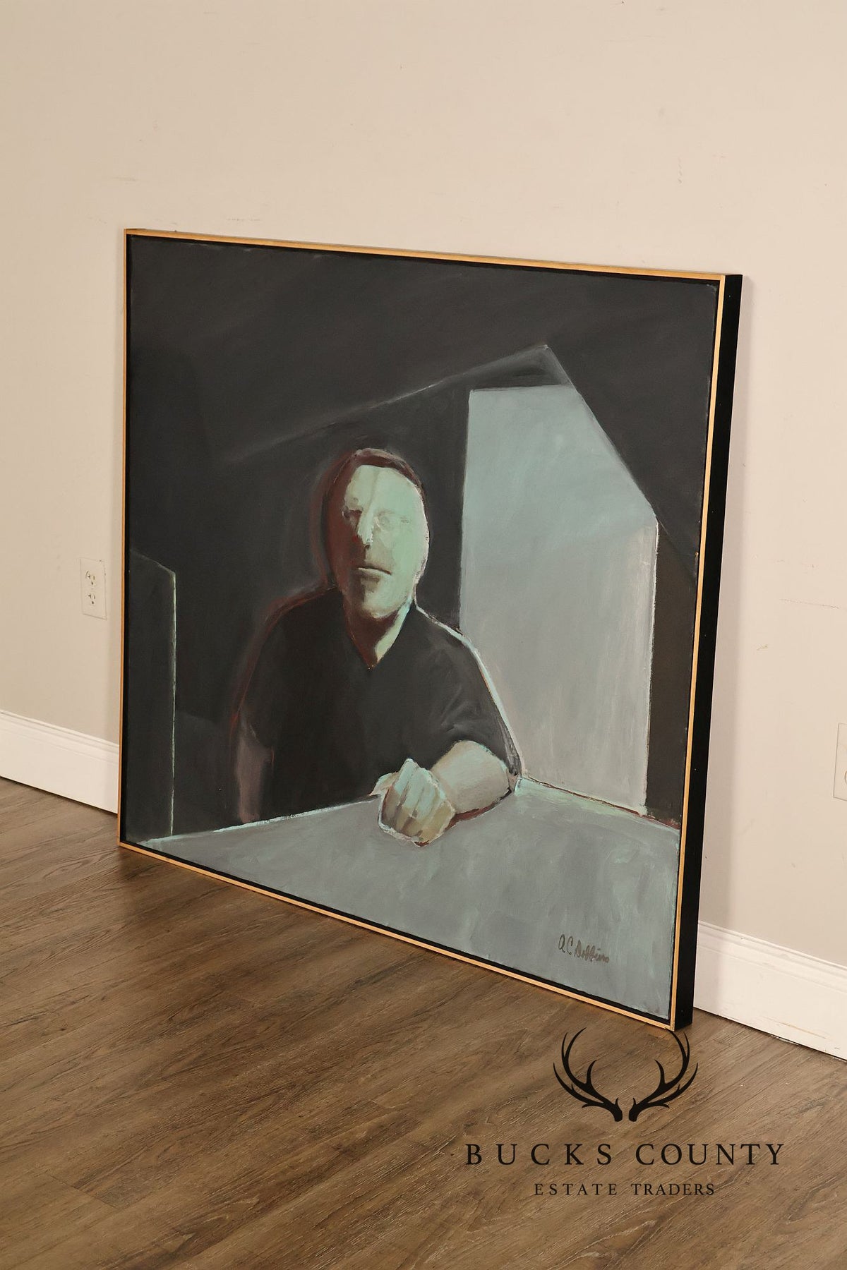 Anne Cooper Dobbins Oil Painting, 'The Engineer'