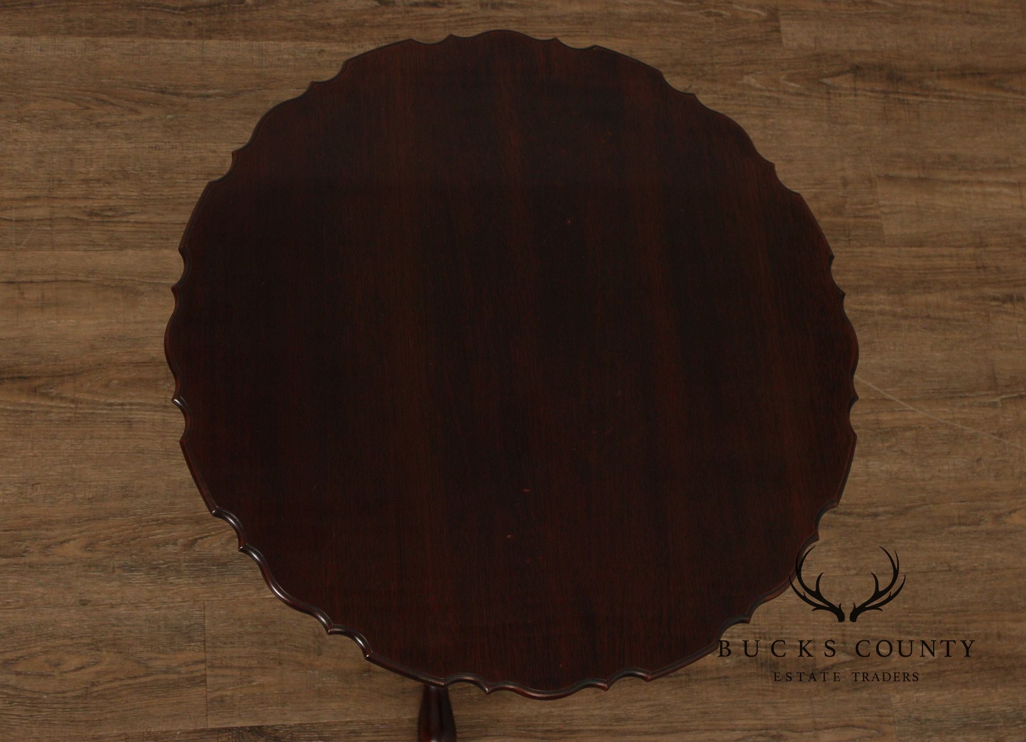 Stickley Federal Style Mahogany Pie Crust Tea Table