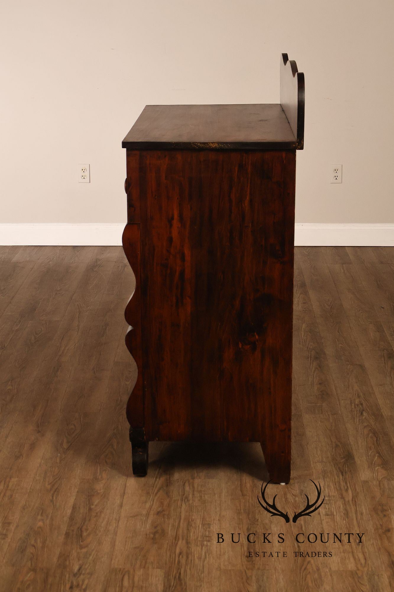 Antique American Empire Softwood Jelly Cupboard