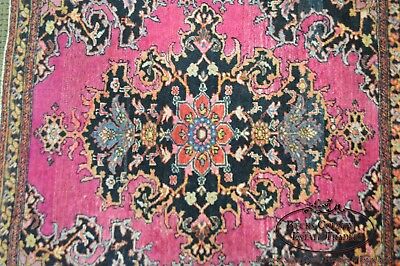 Antique Hand Knotted Sarouk Prayer Rug