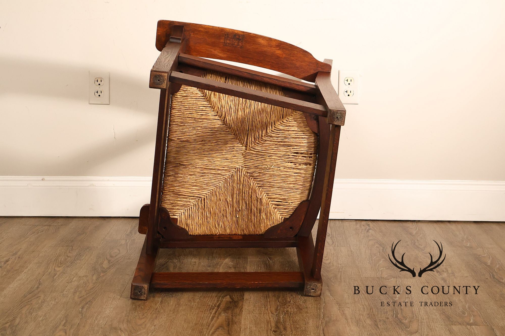 Limbert Antique Mission Oak Arts & Crafts Armchair