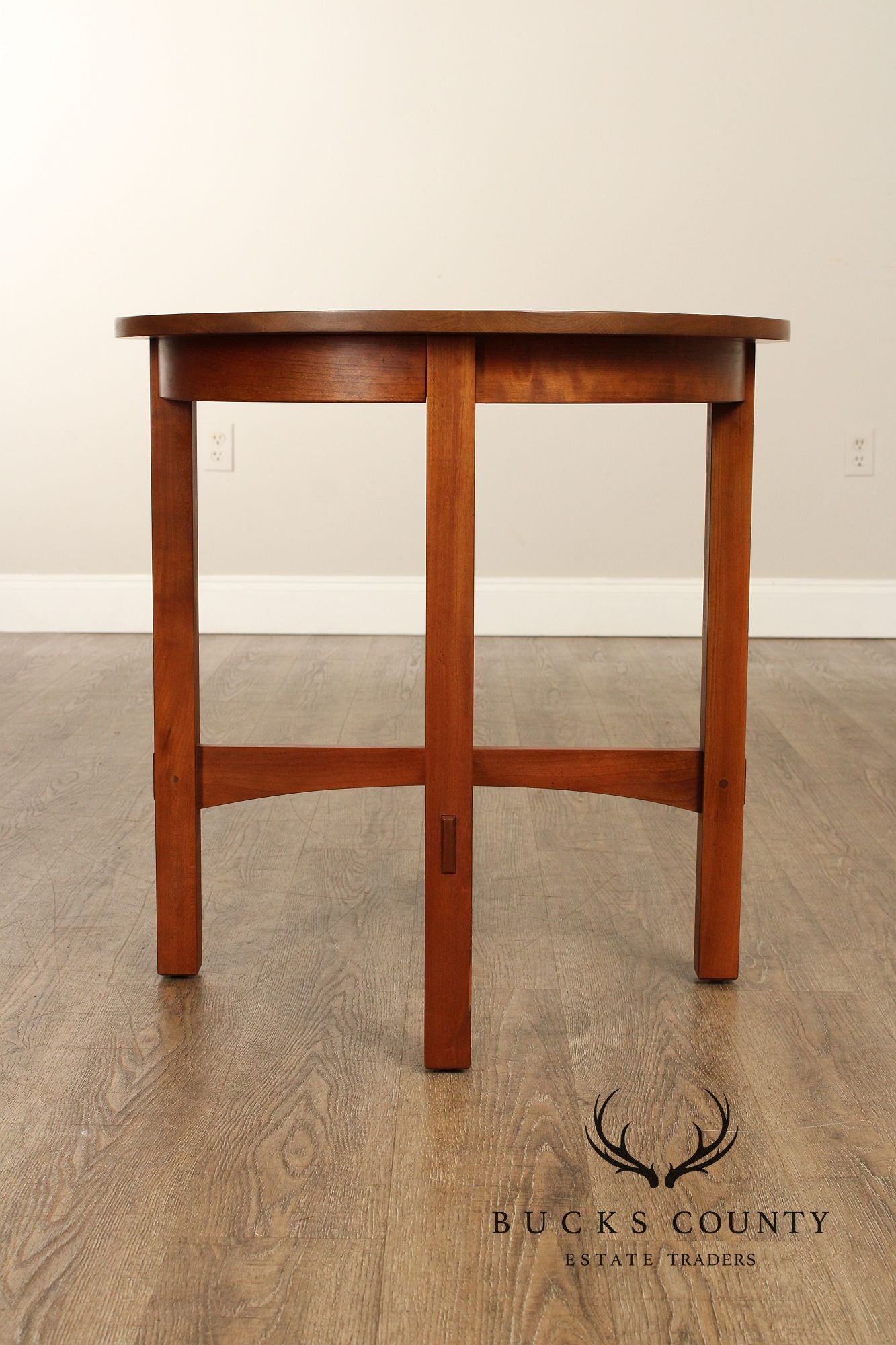 Stickley Mission Collection Cherry Round Lamp Table