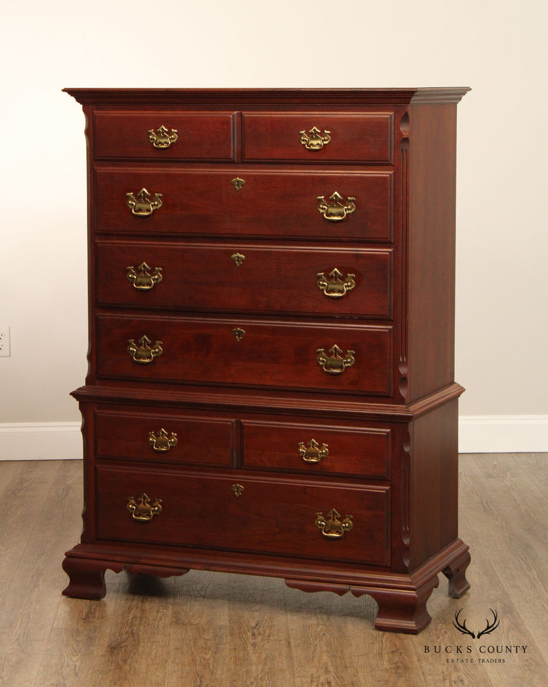 Pennsylvania House Chippendale Style Cherry Tall Chest