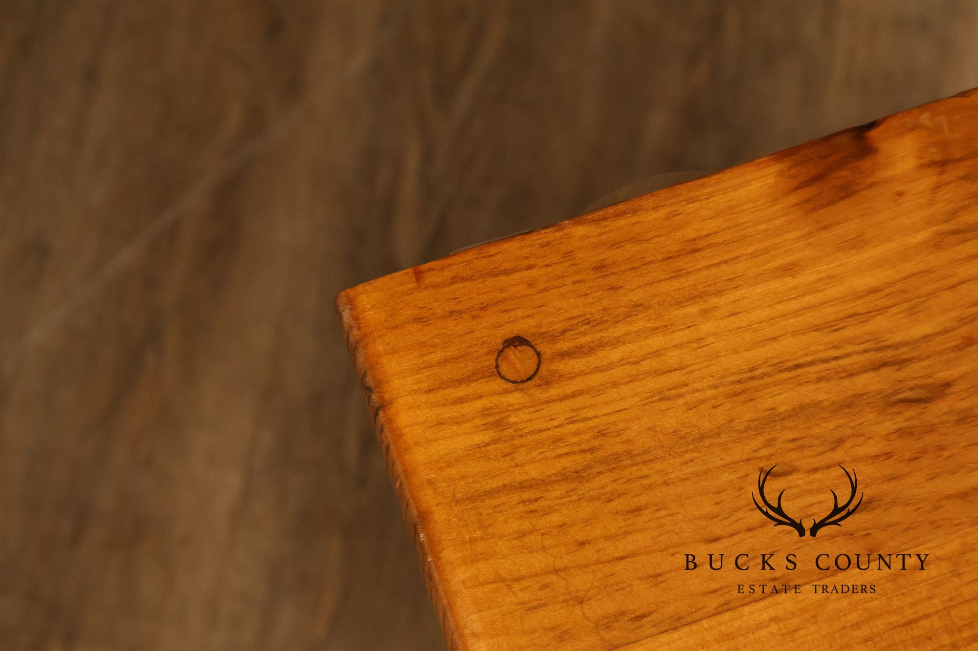 Rustic Pine Four-Drawer Nightstand