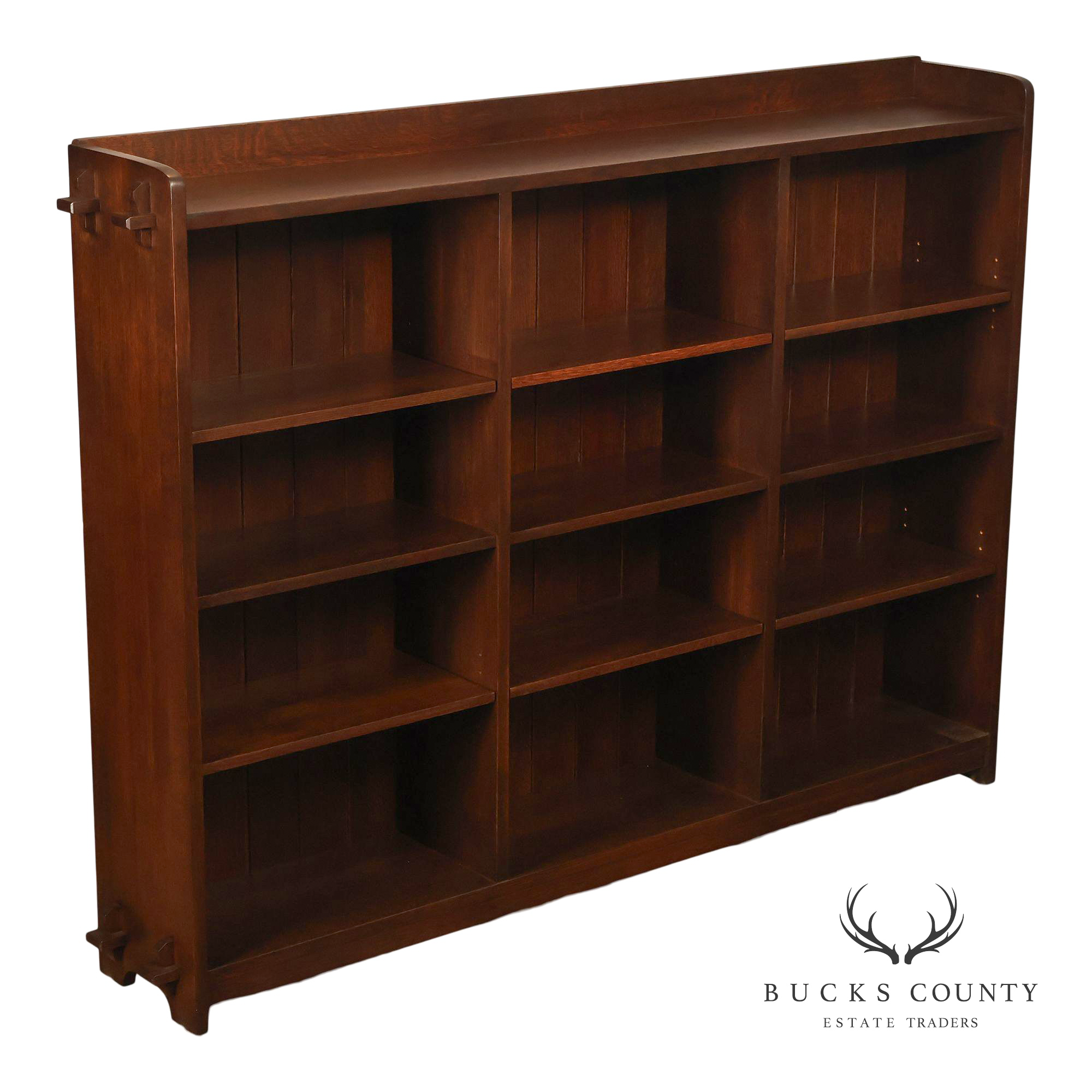 Stickley Mission Collection Oak Open Bookcase