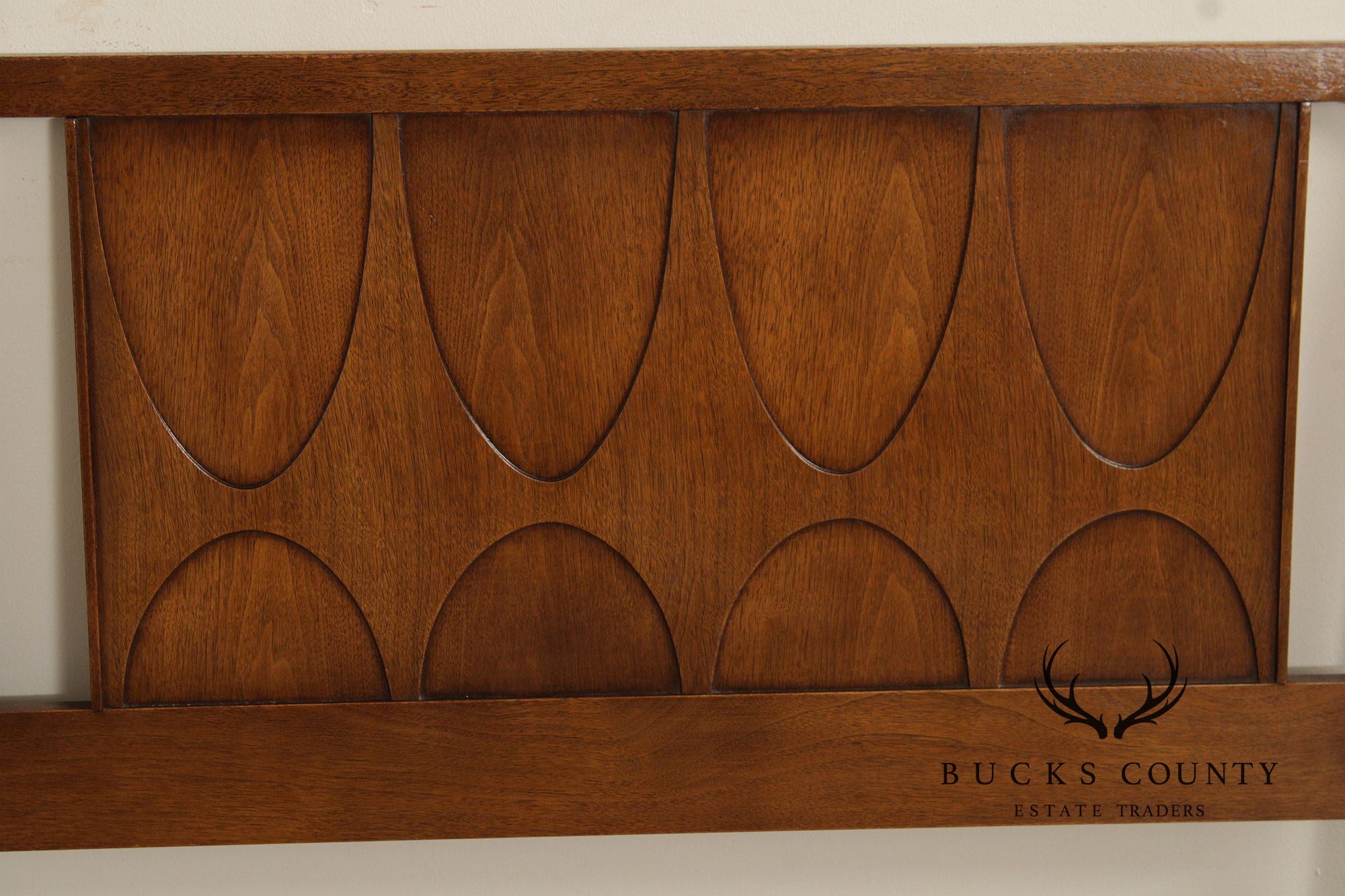 Broyhill Brasilia Mid Century Modern Walnut King Headboard