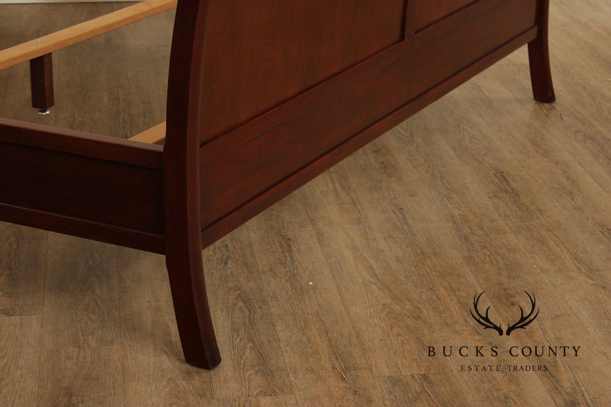 Stickley Traditional Style Cherry King Sleigh Bed