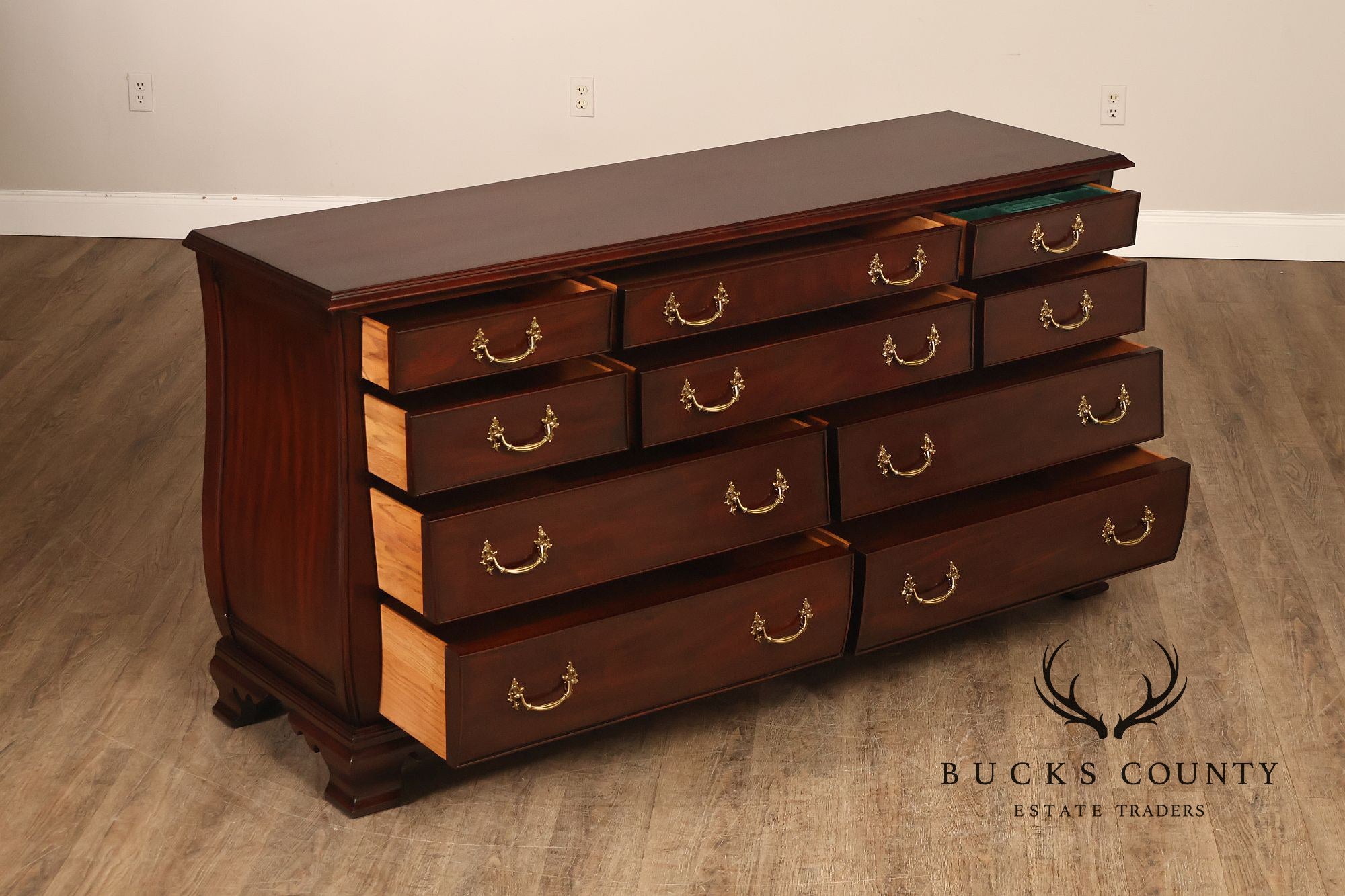 Henkel Harris Mahogany Long Dresser