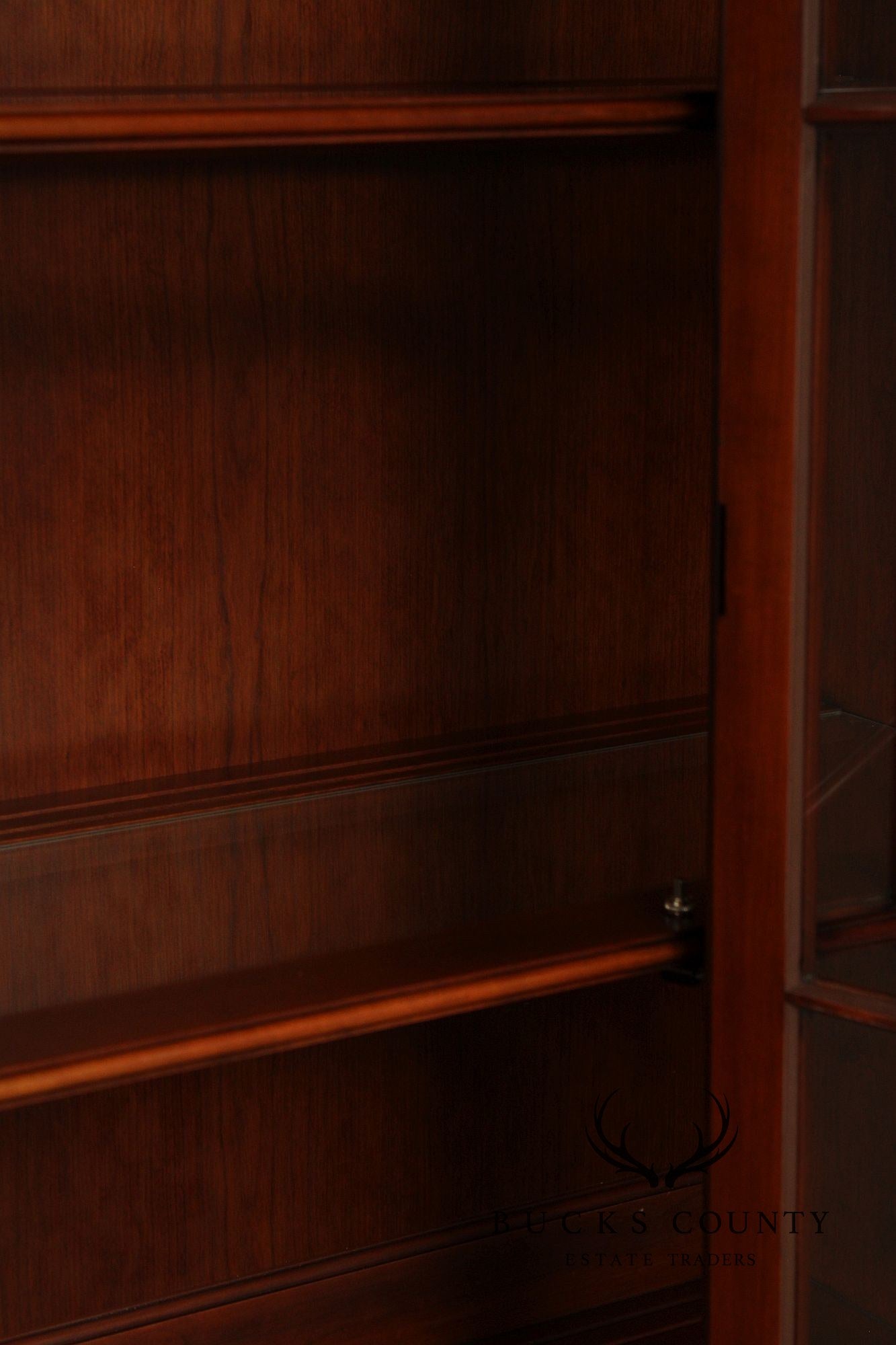 Henkel Harris Cherry Breakfront China Cabinet