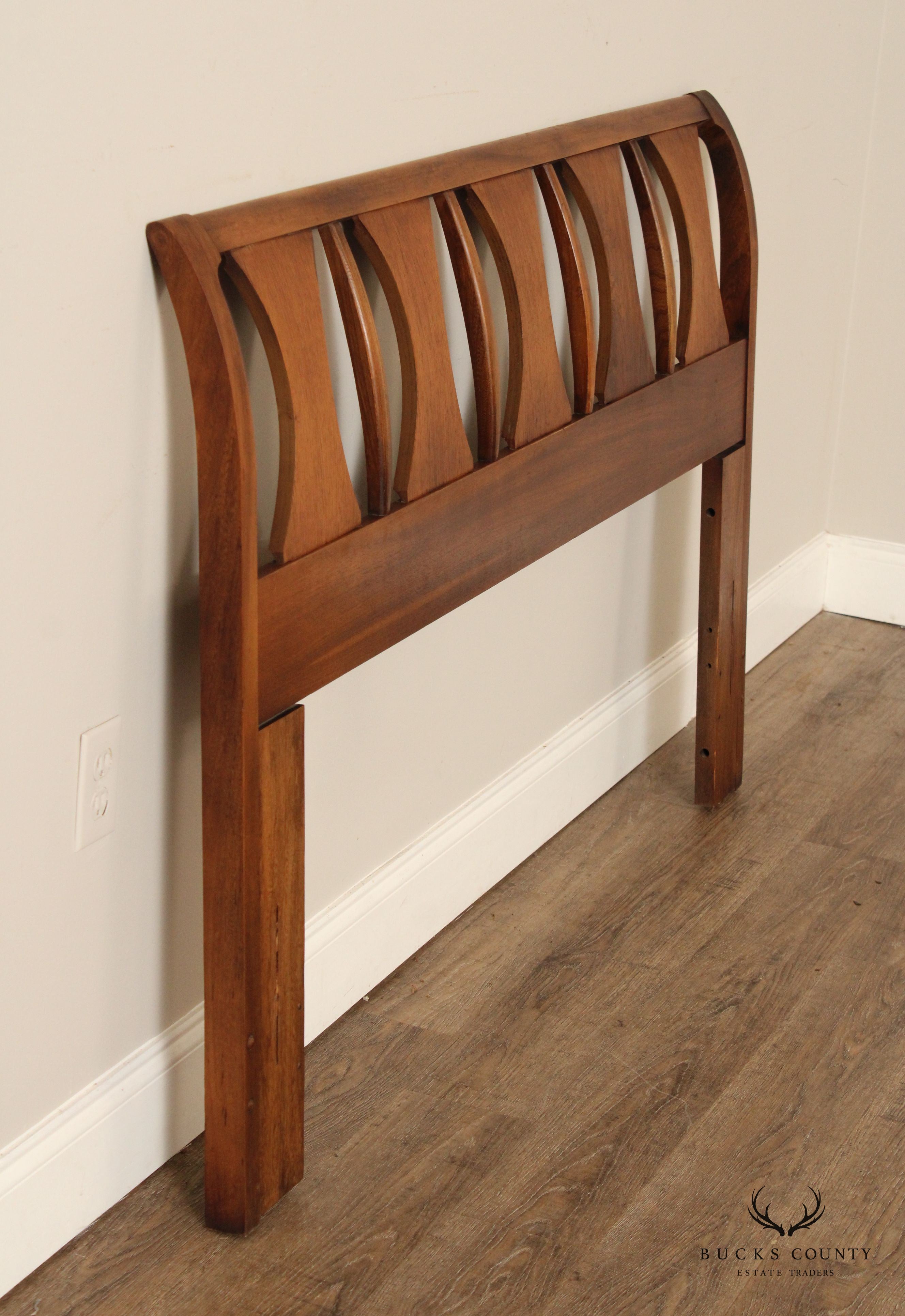 Kent Coffey 'Perspecta' Rosewood and Walnut Queen Headboard