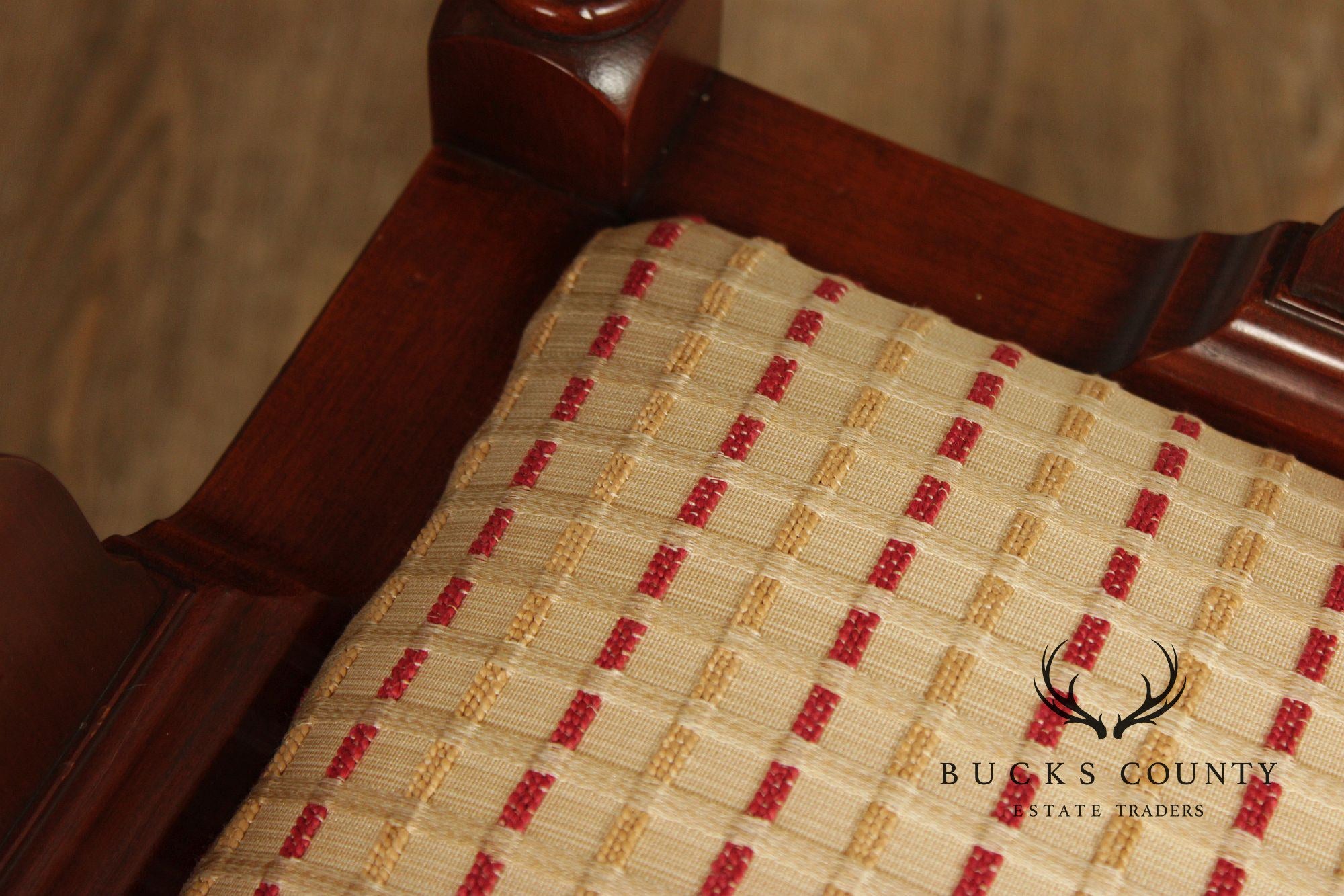 Henkel Harris English Traditional Style Cherry Corner Chair