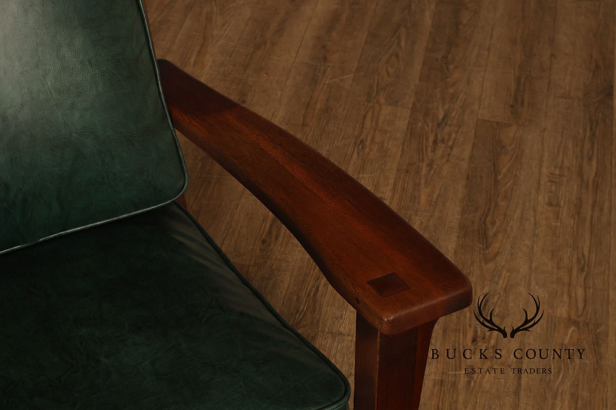 Limbert Arts & Crafts Antique Mission Oak Lounge Chair And Rocking Chair