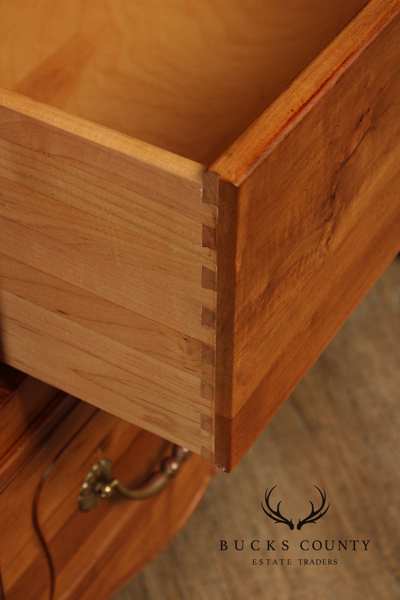 Ethan Allen Legacy Bonnetiere French Provincial Style Maple Armoire