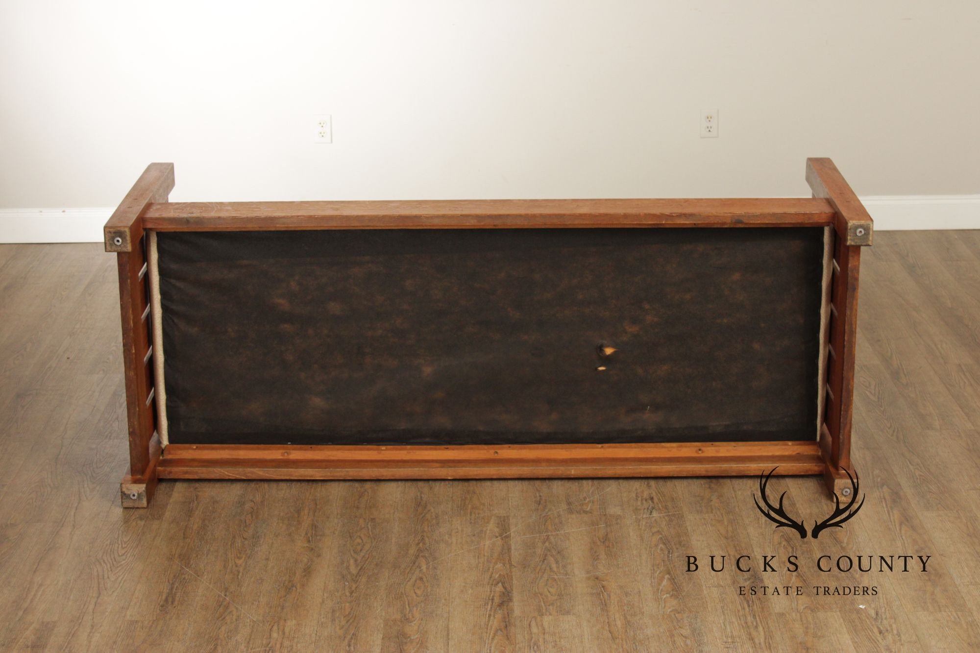 Gustav Stickley Mission Oak Even Arm Settle Sofa