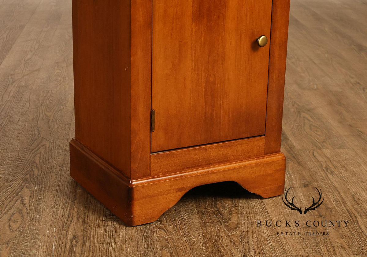 HPL Shermag Louis Philippe Style Pair of Cabinet Nightstands