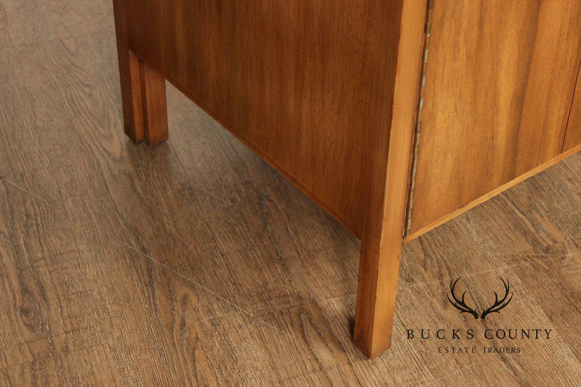 Widdicomb Mid-Century Modern Walnut & Burl Gentleman’s Chest