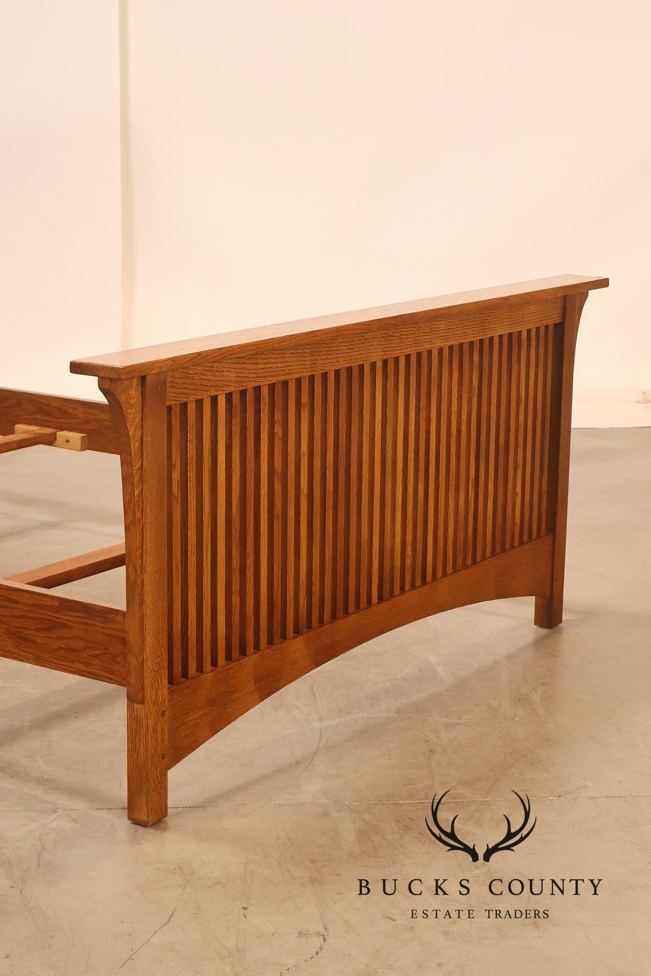 Stickley Mission Collection Oak Spindle Full Size Bed
