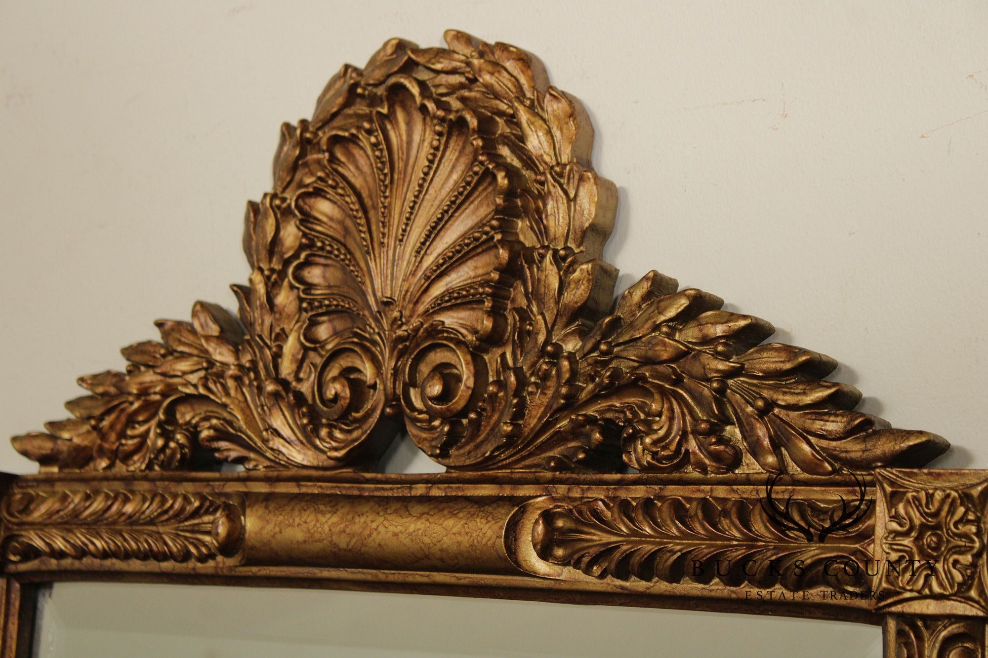 Rococo Style Gilt Carved Wall Mirror