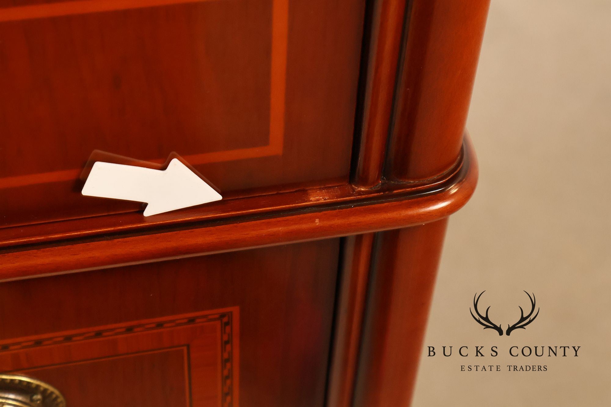 Edwardian Style Inlaid Mahogany Chest of Drawers