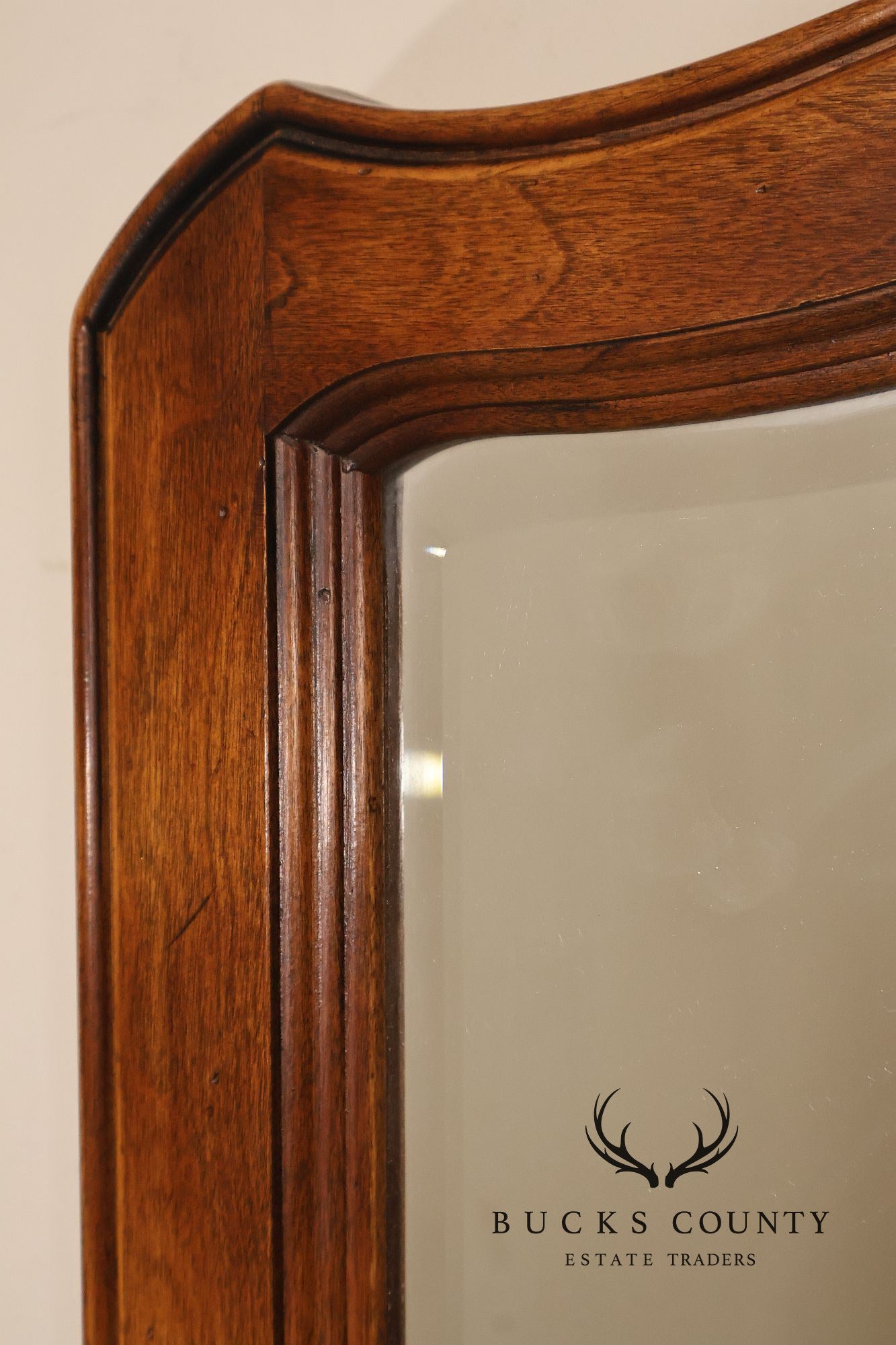 Ethan Allen Country French Collection Maple And Birchwood Beveled  Mirror